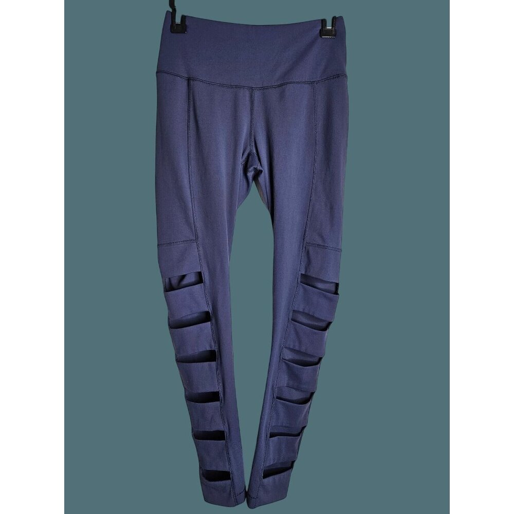 Yogalicious Womens High-Waisted Leggings With Side Cutouts Small